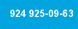 924 925-09-63 924 925-09-63